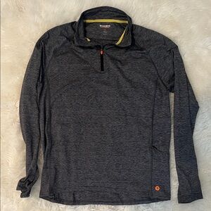 Bonobos Charcoal Lightweight Pullover Sport Quarterzip